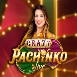 Crazy Pachinko logo – Live Casino by Evolution at Roby Casino