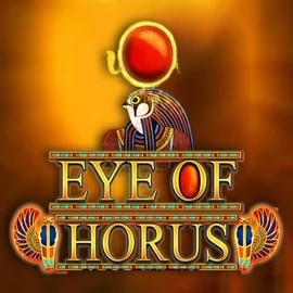 Eye of Horus slot logo by RTG (Reel Time Gaming) at Roby Casino