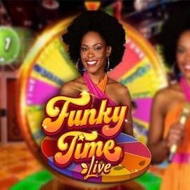 Funky Time game by Evolution – logo hosted on Roby Casino
