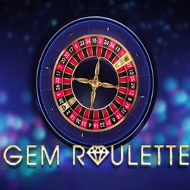 Gem Roulette slot logo by iSoftBet at Roby Casino