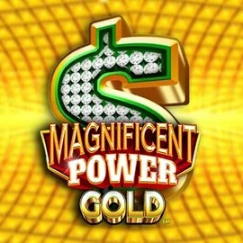 Magnificent Power Gold slot logo by Oros Gaming at Roby Casino