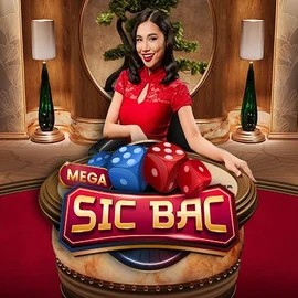 Mega Sic Bac slot logo by Pragmatic Play at Roby Casino