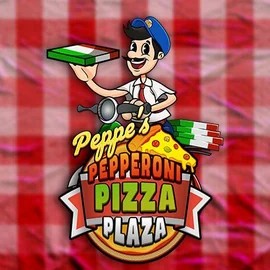 Peppe’s Pepperoni Pizza Plaza game by Pragmatic Play – logo hosted on Roby Casino