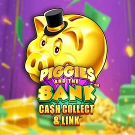Piggies And The Bank Cash Collect & Link game by Origins – logo hosted on Roby Casino