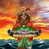 Pirate Kingdom Megaways logo by Iron Dog Studio Roby Casino