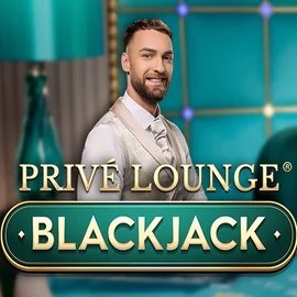 Privé Lounge Blackjack online game logo by Pragmatic Play on roby-casinos.es