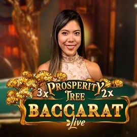 Live Casino logo of Prosperity Tree Baccarat from Evolution at Roby Casino