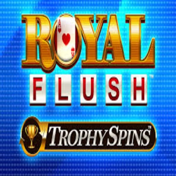 Royal Flush Trophy Spins game by Greentube – logo hosted on Roby Casino