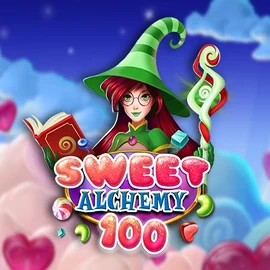 Sweet Alchemy 100 by Play'n GO, showcased at roby-casinos.es – game logo