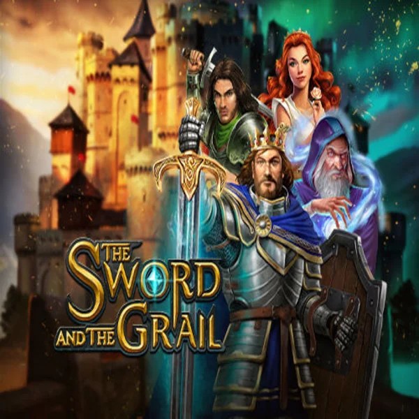 The Sword and the Grail slot visual from Play'n GO available on roby-casinos.es
