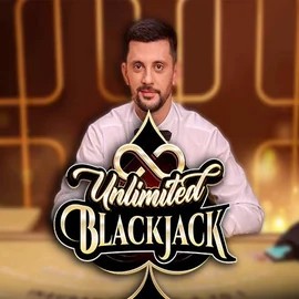Unlimited Blackjack logo – Live Casino by Ezugi at Roby Casino