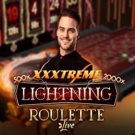 XXXtreme Lightning Roulette logo by Evolution at Roby Casino